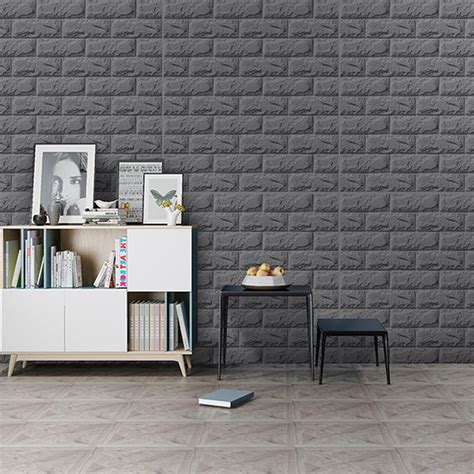 Buy 3D Wall Panels Peel and Stick Foam Wallpaper,3D Foam Brick ...