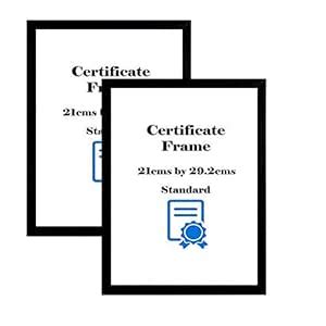 A4 Size Certificate Frames(12x8) inchs Wall Mounted-Built in Hanging ...