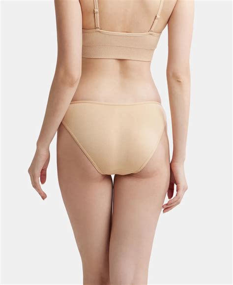 Buy Super Combed Cotton Elastane Low Waist Bikini With Concealed ...