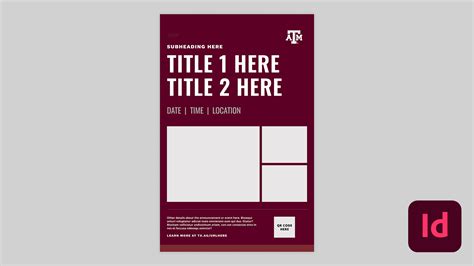 Create a Poster InDesign 的图像结果