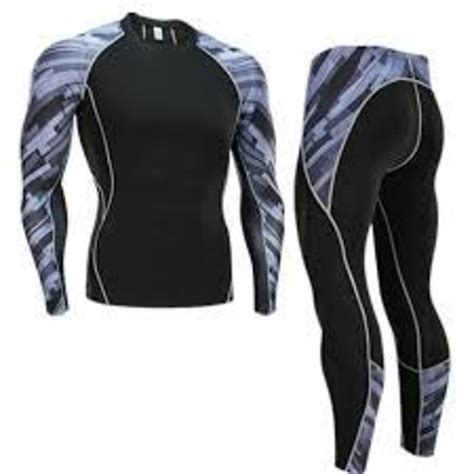 Men Compression Rash Guards Wear Long Sleeves Spandex/lycra Base and ...