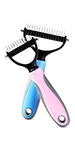 Buy Wooflix Dematting Brush & Grooming Tool for Cats and Dogs, Removes ...