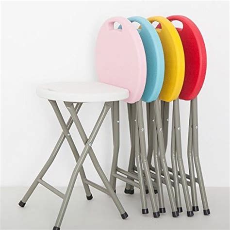 PARASNATH Folding Plastic Stool (Color Randomly Selected), 31 cm ...