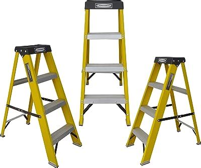 LADDERMAN Fiber 6 Step Platform FRP Self Supported Folding Type ...