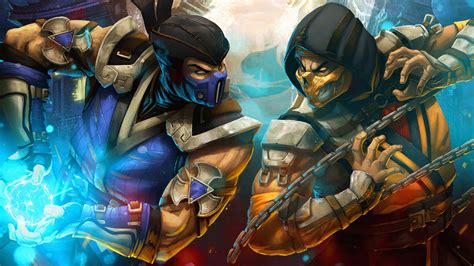 Mortal Kombat Sub Zero Vs Scorpion Wallpaper
