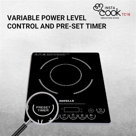 HAVELLS 1800 W Induction Cooktop Touch Panel - Buy HAVELLS 1800 W ...