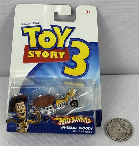 Lot - 2009 Toy Story 3 Hot Wheels Wheelin' Woody CARDED