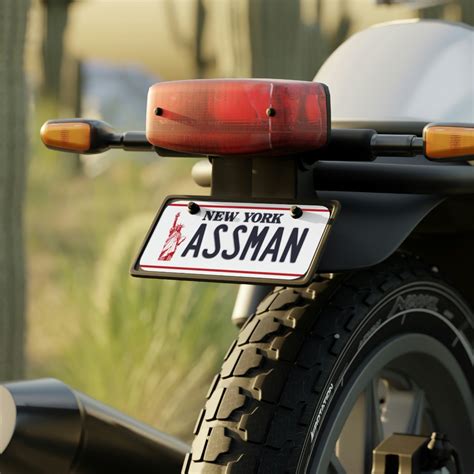 ASSMAN Mini License Plate | FictionalCorporations.com