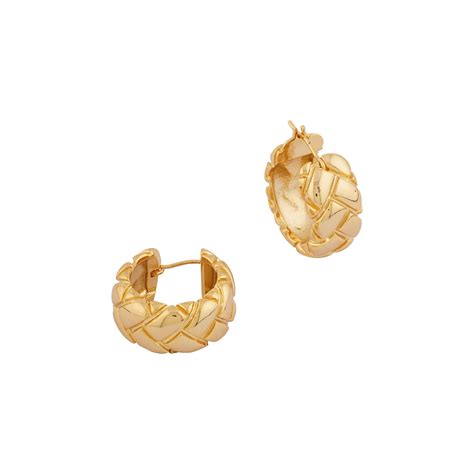 Irregular circle gold hoop earring set – ARISAA