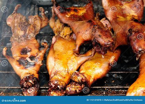 Peru, Roasted Guinea Pigs in South America Stock Photo - Image of roast, travel: 112131870