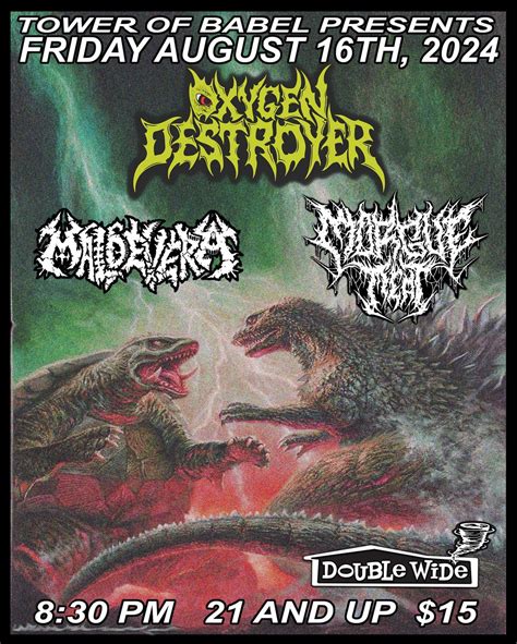 Oxygen Destroyer / Maldevera / Morgue Meat , 3510 Commerce St, Dallas ...