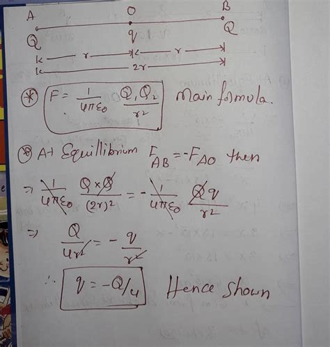 A charge q is placed at the centre of the line joining two equal ...