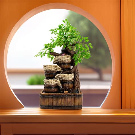 Buy UMAI Polyresin Water Fountain for Home Decor Home Decor Items (60cm ...