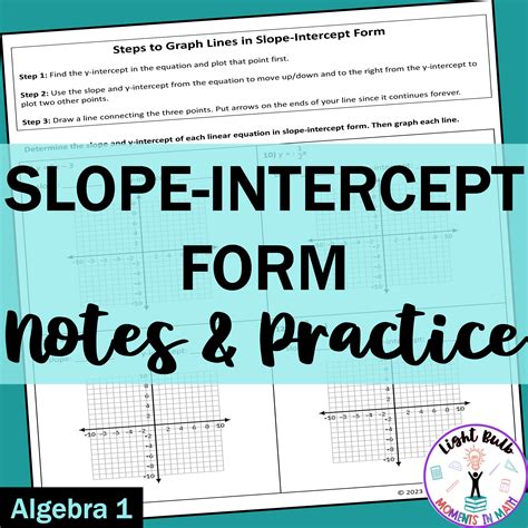 Image result for Intercept Form Equation Solving Sheet without Graph