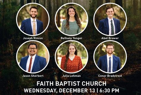 MBU Impact Team Concert, Faith Baptist Church, Barre Mills, 13 December ...