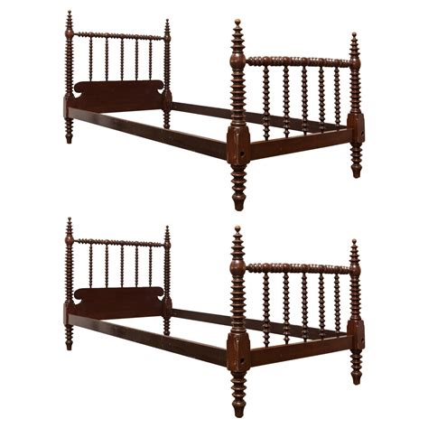 Pair of Jenny Lind Style Mahogany Spool Beds at 1stDibs | how to date a ...