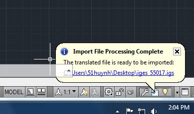 Image result for How to Open IGS File in AutoCAD
