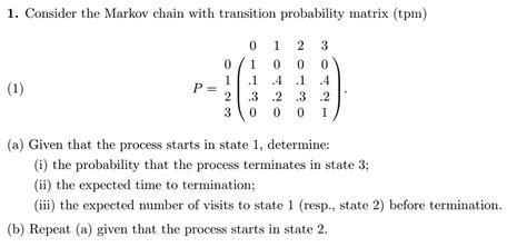 Image result for Transition Probability Matrix Markov Chain