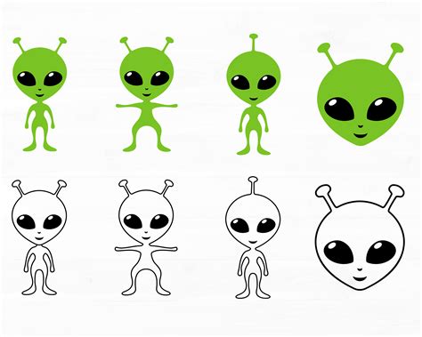 Image result for Alien Head Cartoon Cut Out