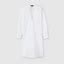 Cotton poplin shirt dress with embroidery in white | GUCCI® CA