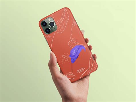 Free iPhone 11 Pro Case Mockup (PSD)