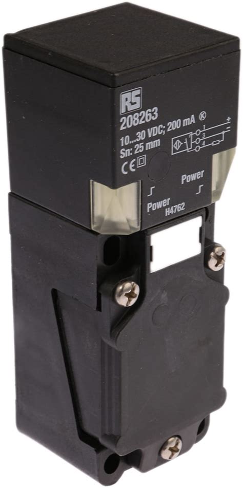RS PRO | RS PRO Block Inductive Proximity Sensor, M12 PNP 30V 25 mm 30 ...