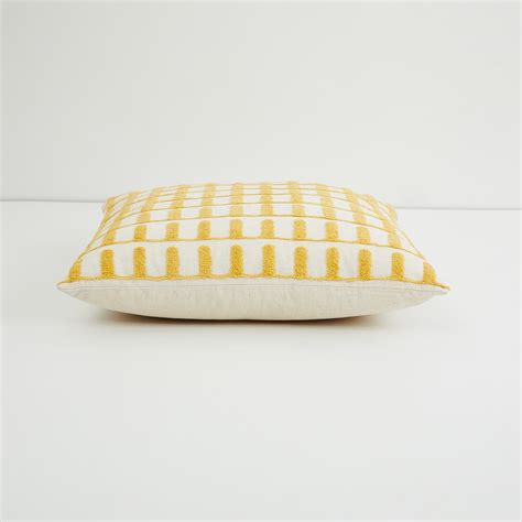 Buy Fiesta Wave Textured Filled Cushion - 45 x 45 cm from Home Centre ...