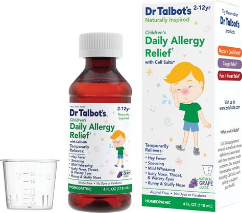 Amazon.com: Dr. Talbot's Children's Allergy Relief Medicine - 4 oz ...