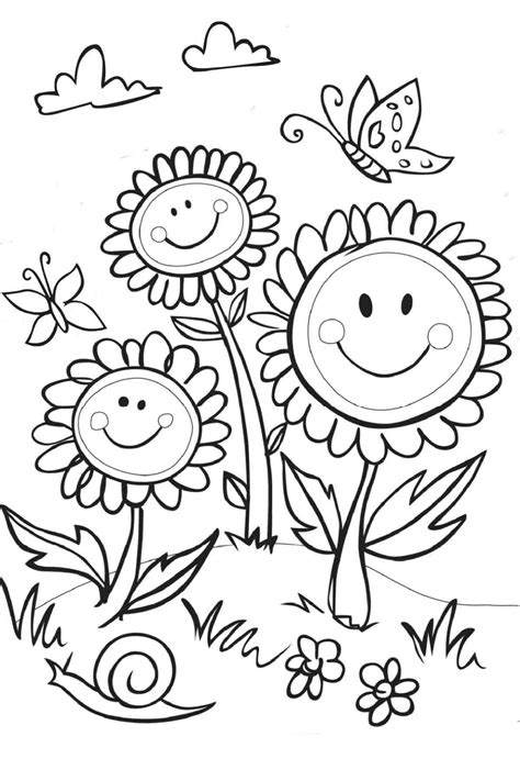 Spring Printable Coloring Pages [2025]