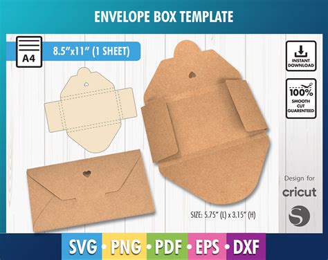 Image result for Envelope Box Template