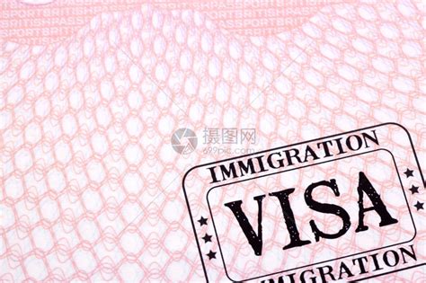 移民签证章护照高清图片下载-正版图片504931287-摄图网