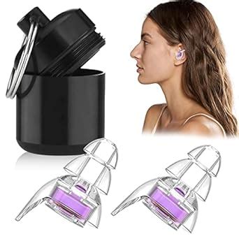 HANNEA® High Fidelity Concert Earplugs, Reusable Musicians Ear Plugs ...