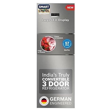 BOSCH MaxFlex Convert 303L 3 Star Inverter Frost Free Triple Door ...