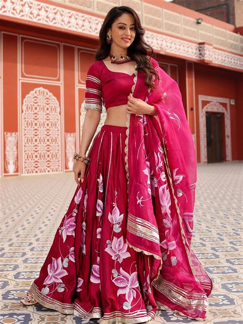AACHHO Ready to Wear Lehenga & Blouse With Dupatta - Price History