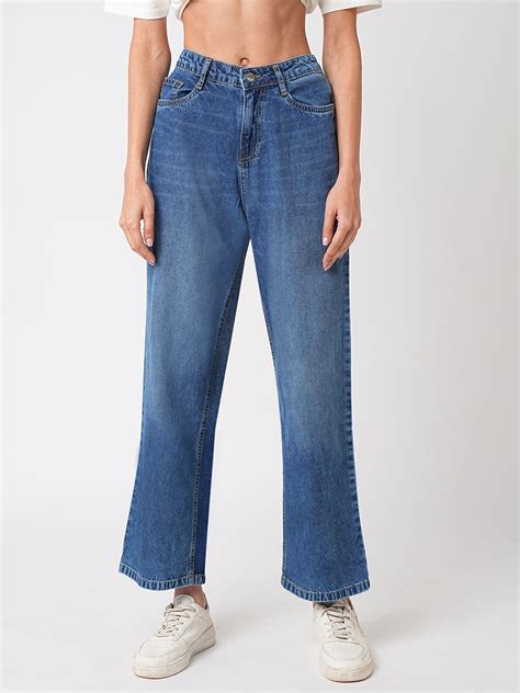 Buy Women High-Rise Wide Leg Jeans | Kraus Jeans