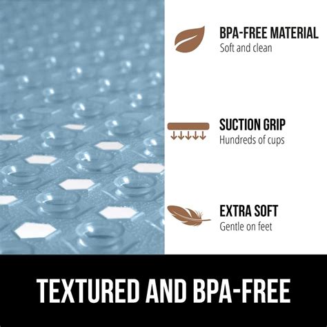 Buy Gorilla Grip Patented Shower Stall Mat, 21x21, Machine Washable ...