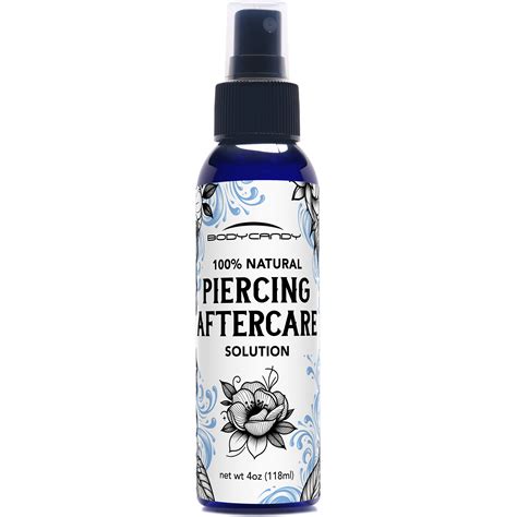 Body Candy Piercing Aftercare Spray - All Natural Body Piercing ...