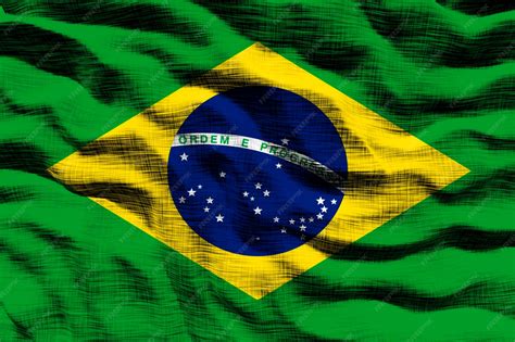 Fondo de la bandera nacional de brasil con la bandera de brasil | Foto ...