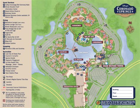 Coronado Springs Resort Map | Magical Journeys