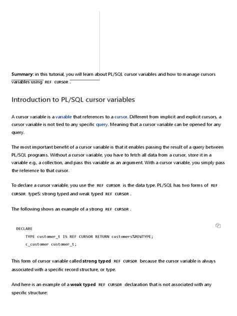 PLSQL Cursor Tutorial 的图像结果