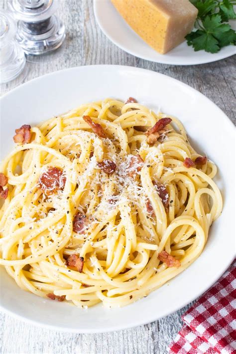Simple Pasta Carbonara | For the Love of Cooking Simple Pasta Carbonara