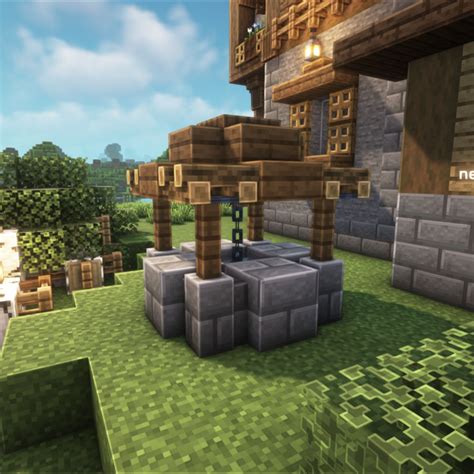 Small Cute Well Minecraft EASY and FAST