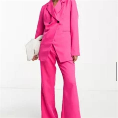 ASOS Pink Suit Pants and Blazer included - Depop