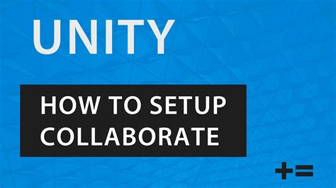 Unity Collaborate Tutorial 的图像结果