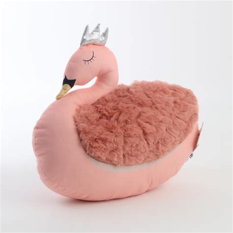 Buy Slate Swan-Shaped Filled Cushion - 36x36cm from Home Centre at just ...