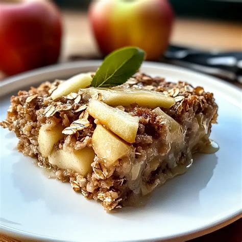 Oatmeal Apple Breakfast Bake – Easy, Cozy, and Healthy Morning Recipe ...