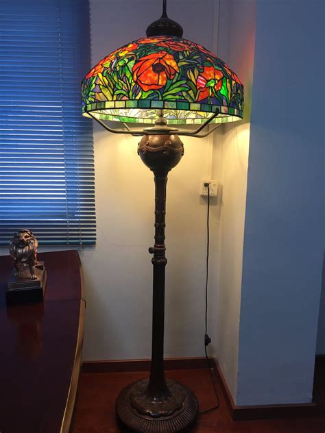 Stained Glass Floor Lamp Base - Glass Designs