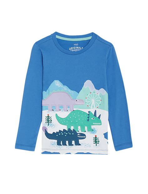 Pure Cotton Dinosaur Top