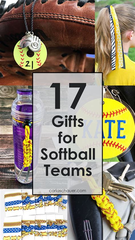 17 Cute Softball Gifts for Players and Teams - Carla Schauer Designs