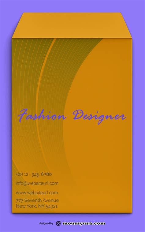 3+ Fashion Designer Envelope Templates Sample | Mous Syusa